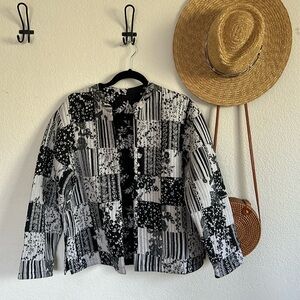 Quilted reversible jacket